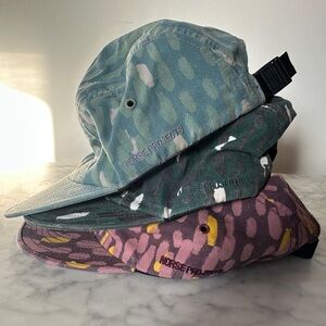 Norse Projects Roof Print 5-Panel Cap Set Copenhagen Brick Pattern Men L/XL Fit